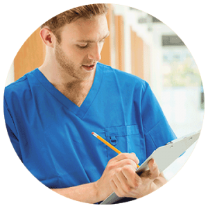 Image of a male medical technician